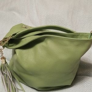 COPY - Gorgeous spring green leather handbag STILL AVAILABLE!